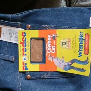 NWT Wrangler Cowboy cut original fit heavy weight denim 36x32